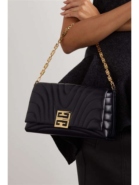 celeribrity givenchy quilted pouch|Small 4G Soft bag in quilted leather with chain .